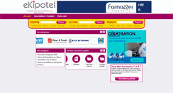 Desktop Screenshot of ekipotel.net